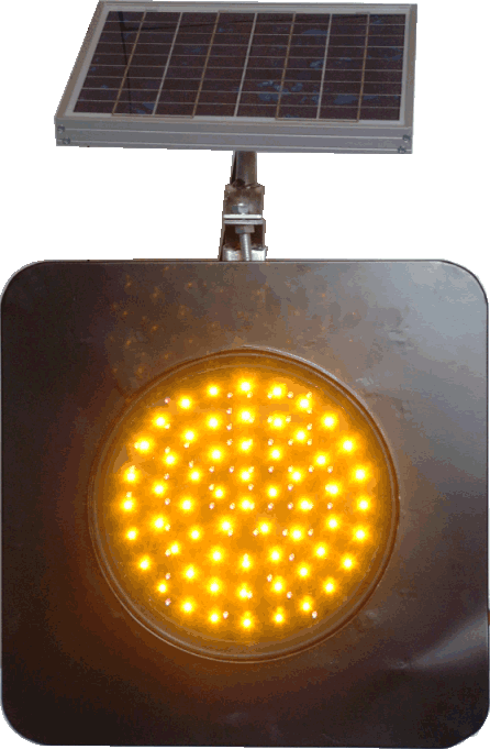 太陽能交通警示燈